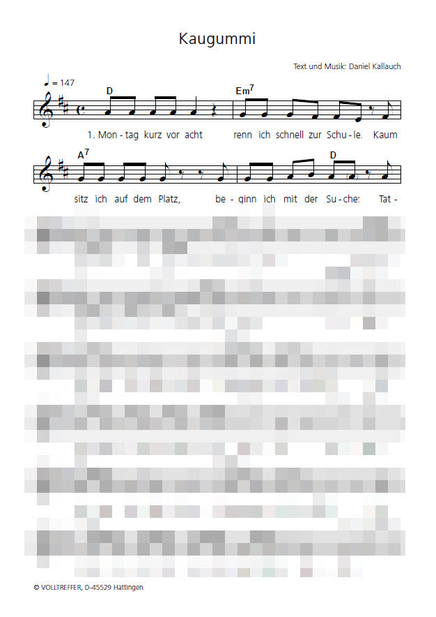 gummibaum lied text Kaugummi