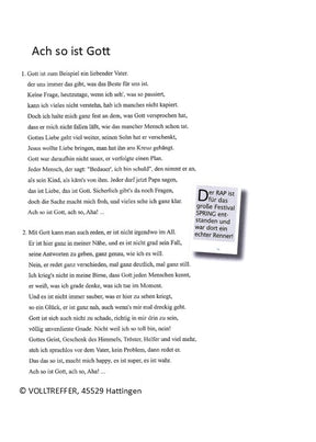 Ach so ist Gott - MP3