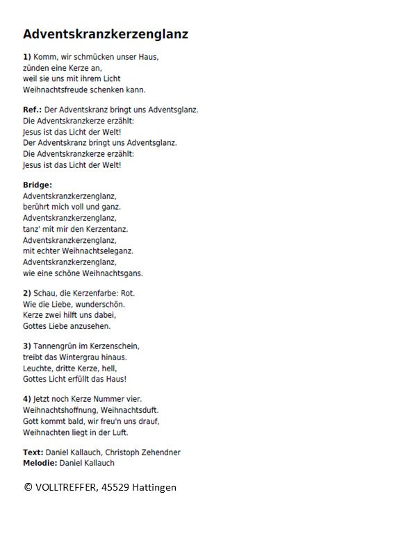 Adventskranzkerzenglanz - MP3