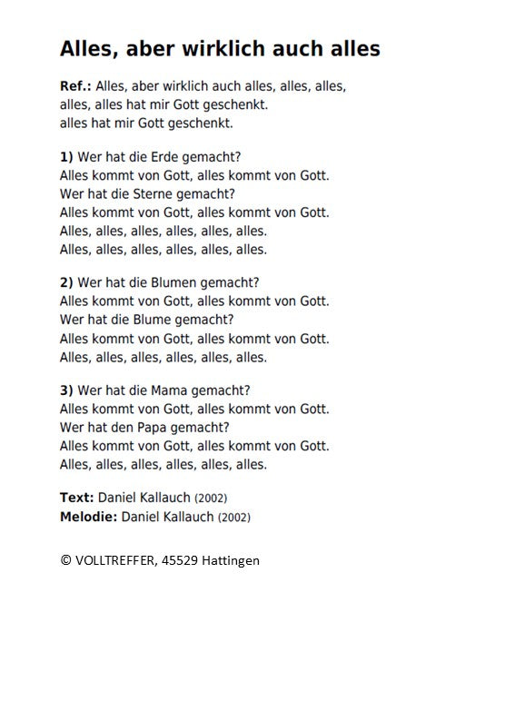 Alles, aber wirklich auch alles - MP3