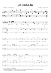 Ein schöner Tag - Klaviersatz