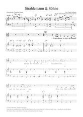 Strahlemann und Söhne - Klaviersatz