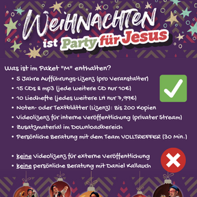 Singspiel-Paket "M" - Weihnachten ist Party für Jesus